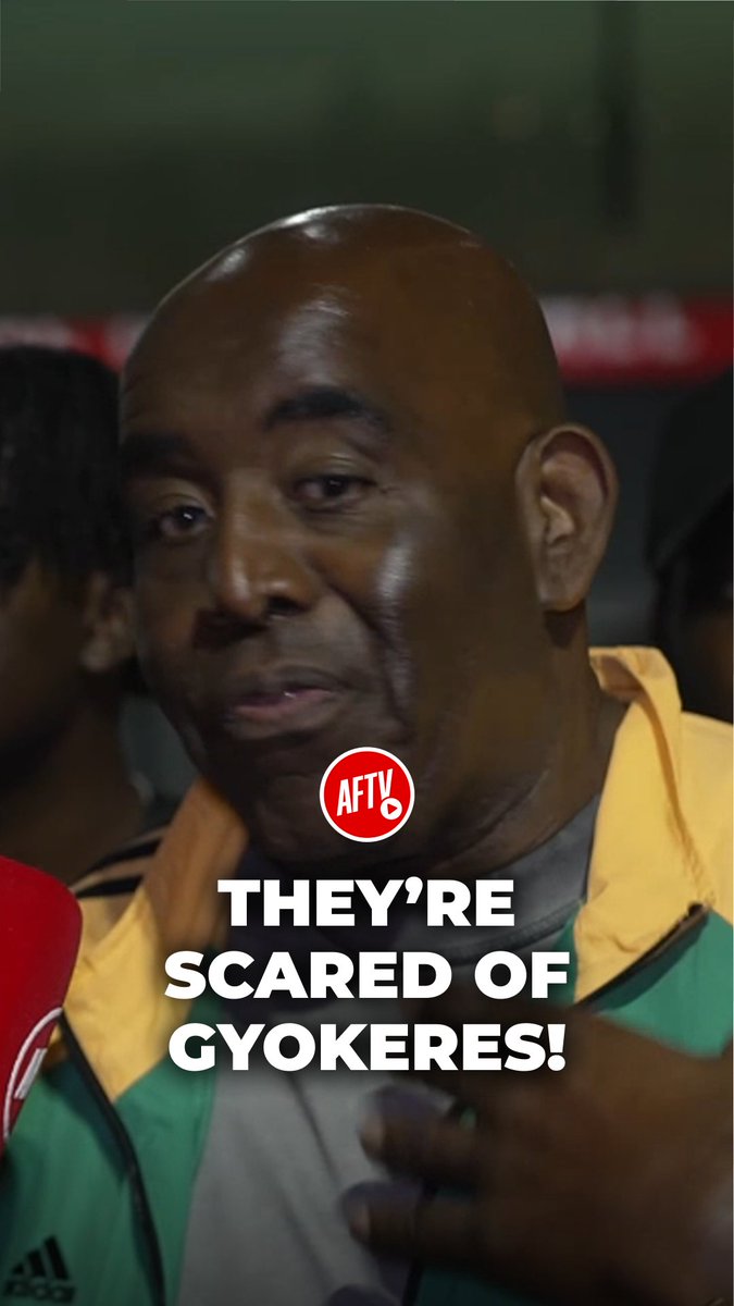 The opponents are 𝐒𝐂𝐀𝐑𝐄𝐃 𝐎𝐅 Gyokeres! 🫱🫲 #FanCams