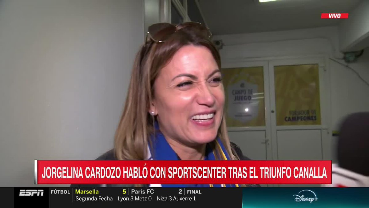 "YO SOY MUY HINCHA ASÍ QUE ESTO LO VIVO POR PARTIDA DOBLE" ❤️ La palabra de Jorgelina Cardoso, la esposa de Angelito Di María, luego del golazo de Fideo Di María para ganar el Clásico de Rosario 📺 #DisneyPlus Plan Premium | #SportsCenter