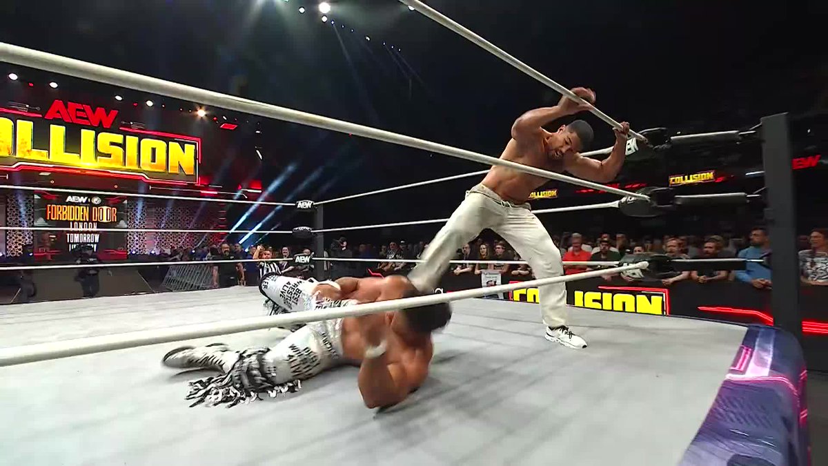 .Anthony Bowens has lost it! Watch #AEWCollision on TNT &amp; HBO Max