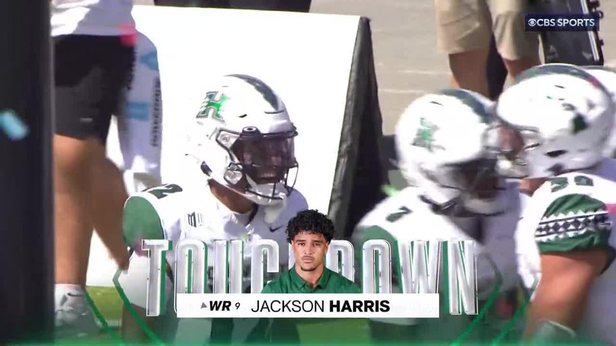 TOUCHDOWN JACKSON HARRIS!!! Hawaii Football takes the lead before halftime!
