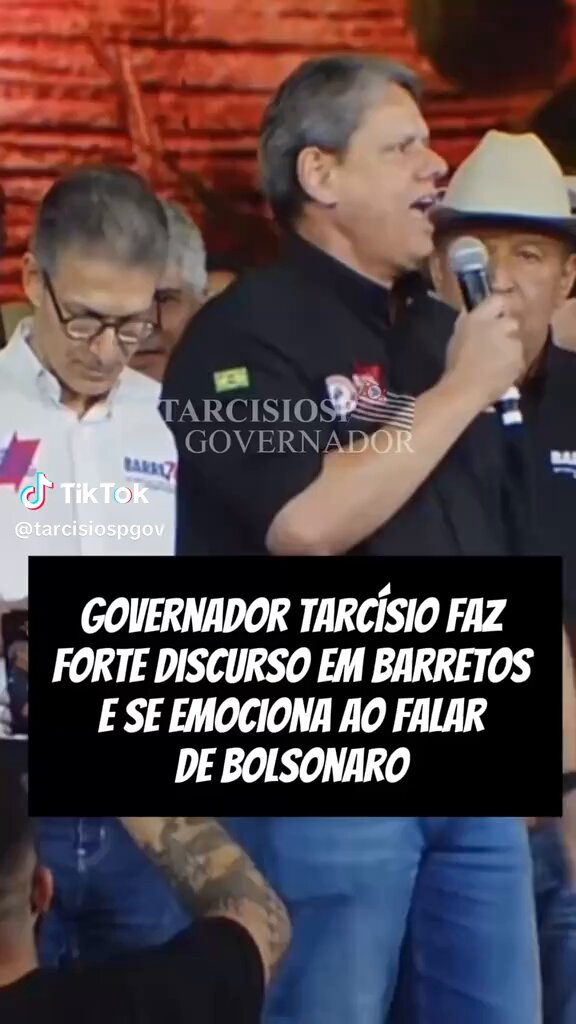 Gov Tarcísio em Barretos .