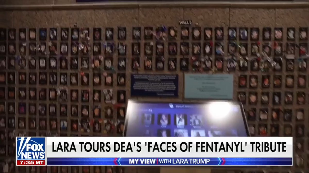SEE IT: The DEA's solemn tribute to the Americans who have been killed by fentanyl | My View with Lara Trump Lara Trump