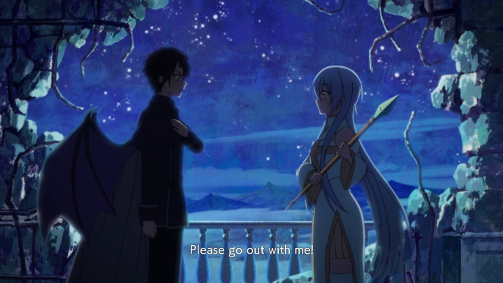 Nothing is going to stop this Demon King from- is that...a cute girl?! ๐ There was a Cute Girl in the Heroโs Party, so I Tried Confessing to Her comes to Crunchyroll next year!