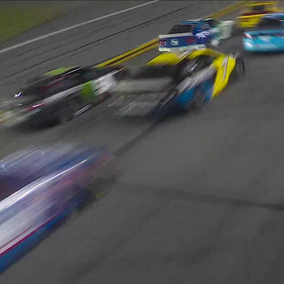 This changes everything! 🤯 Joey Logano spins from the lead!