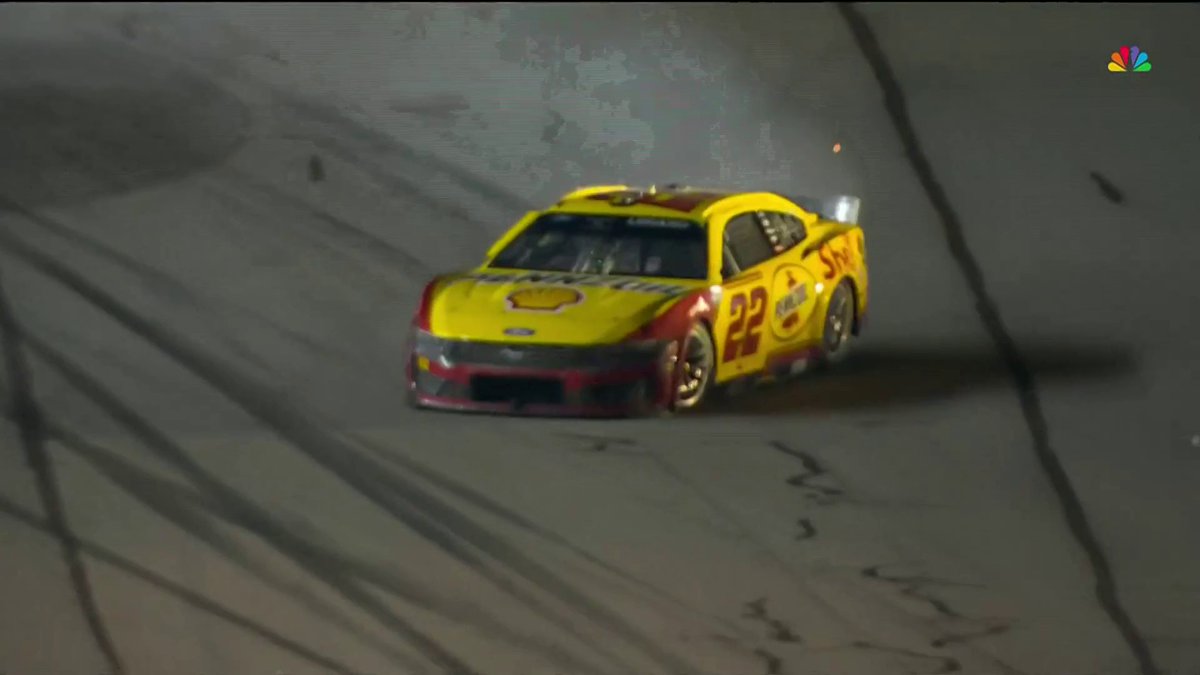 Joey Logano spins late after leading for 23 laps! 📺 NBC & Peacock