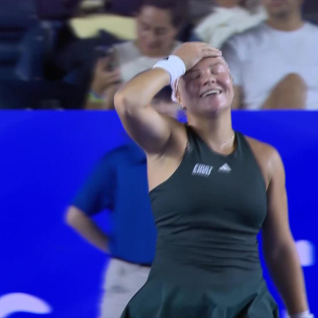 There's no better feeling 🙌 The moment Diana Shnaider conquered Monterrey 🏆 #AbiertoGNPSeguros