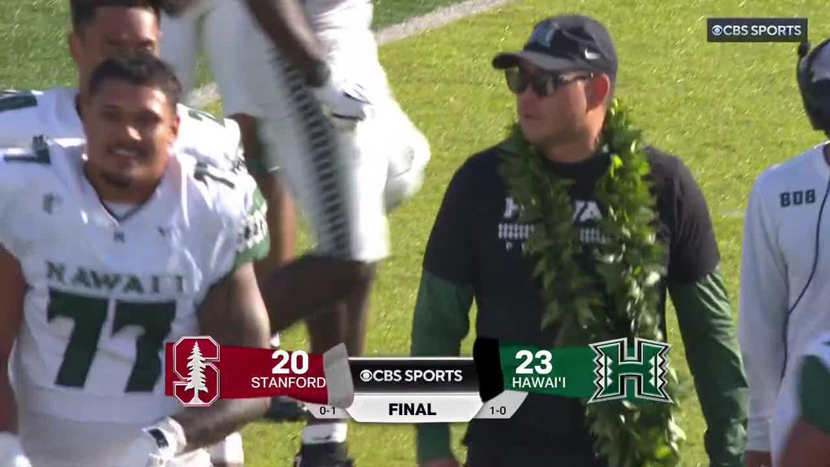 Japanese born kicker Kansei Matsuzawa wins it for Hawaii!