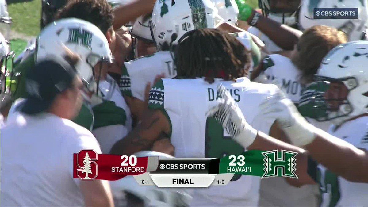 HAWAI'I TAKES DOWN STANFORD WITH THE WALK-OFF FG 🏝️