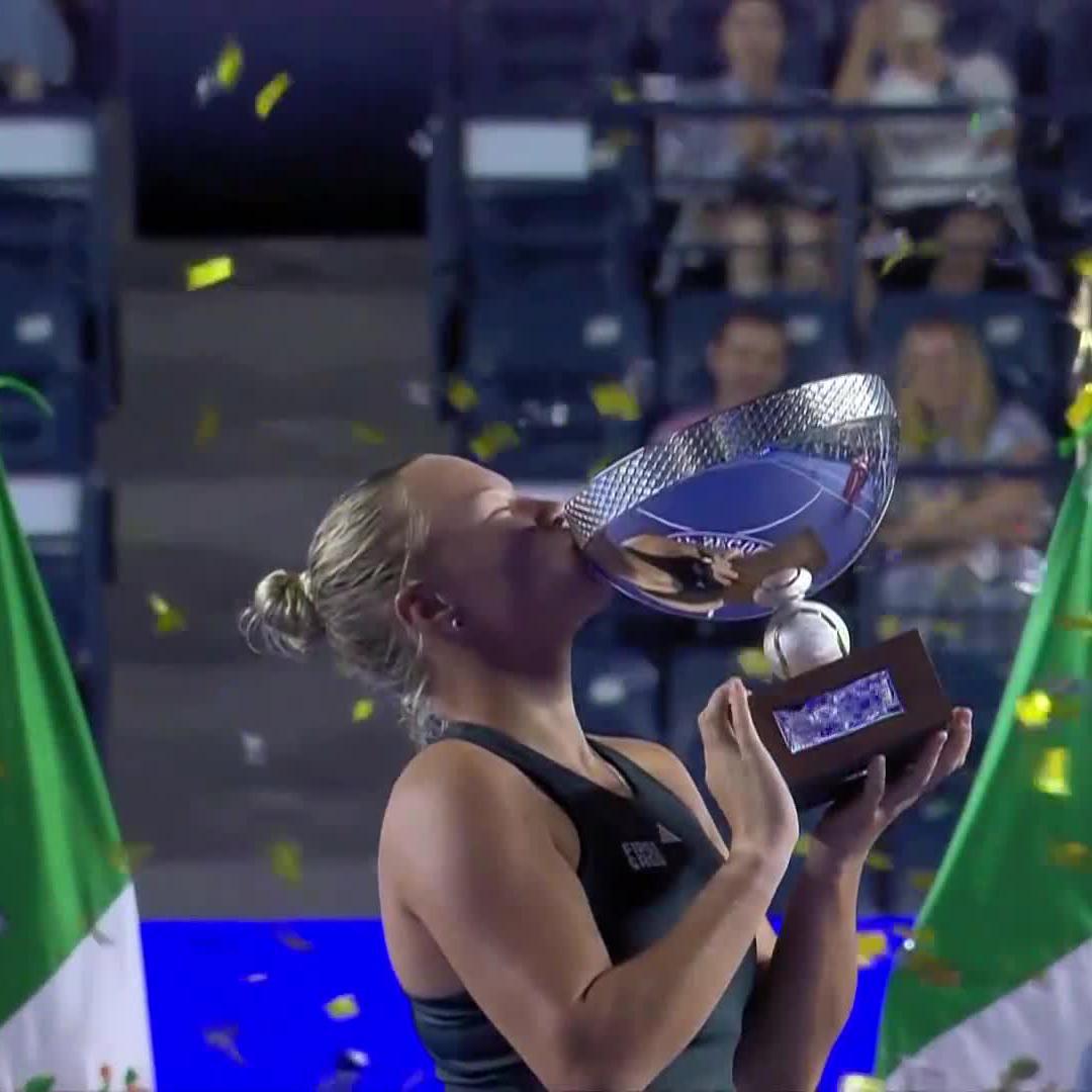 Fifth career WTA singles title 🏆 Diana Shnaider | #AbiertoGNPSeguros