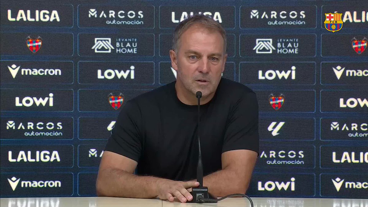 Coach Flick on the comeback against Levante (2-3)