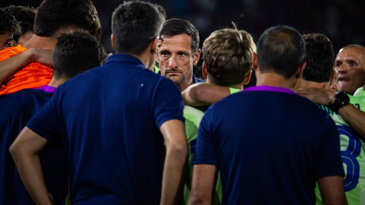 🔊 "És una llàstima no ser campions, però jo surto orgullós del que han fet els nois a Maracanà" 🎙 Les paraules d'orgull del tècnic J. Belletti en acabar la final contra el Flamengo #FCBMasia 💙❤