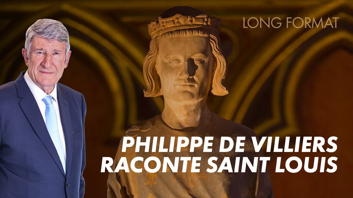 🔴 Je vous raconte l’histoire de Saint Louis, ce soir à 21h sur CNEWS ! Saint Louis est un roi immense. Il incarne notre civilisation, qui est la civilisation chrétienne. Depuis des années, j’ai entrepris une quête personnelle afin de retrouver la trace et l’image d’un Saint Louis à l’humanité sensible. J’ai choisi aujourd’hui de vous emmener avec moi dans les pas de ce roi du XIIIᵉ siècle. Dans les pas de Saint Louis : un roi qui n’abandonna jamais ni son Dieu, ni son peuple. 🤳 Suivez-moi sur mes réseaux : #CNews