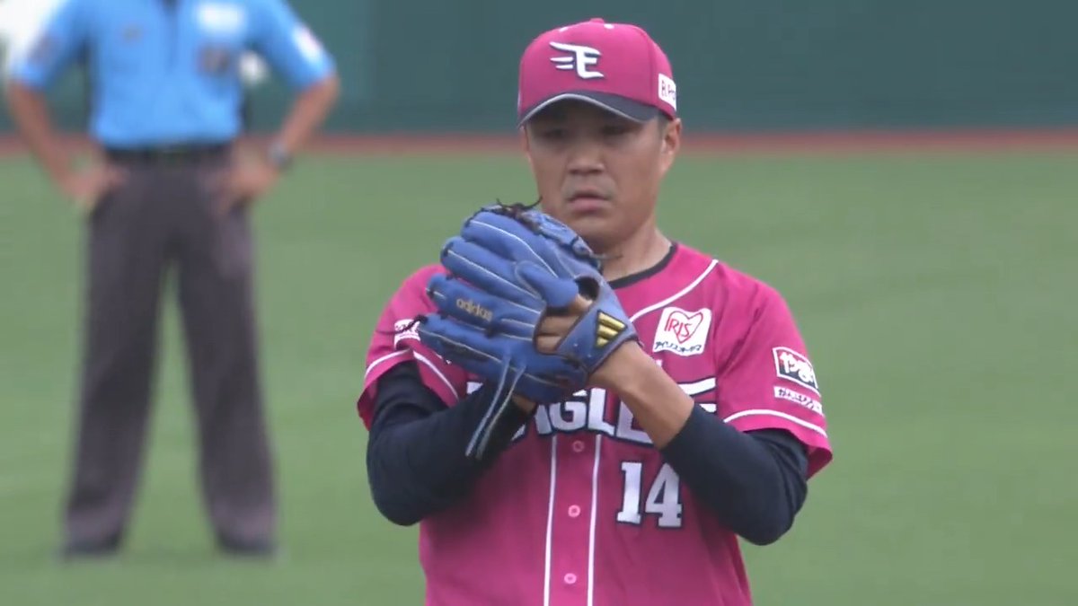 【2回表：E 0-2 B】 2年ぶりの先発登板 #則本昂大 選手 2イニングを投げ切り、リリーフ陣にマウンドを託します。 #RakutenEagles #キ！
