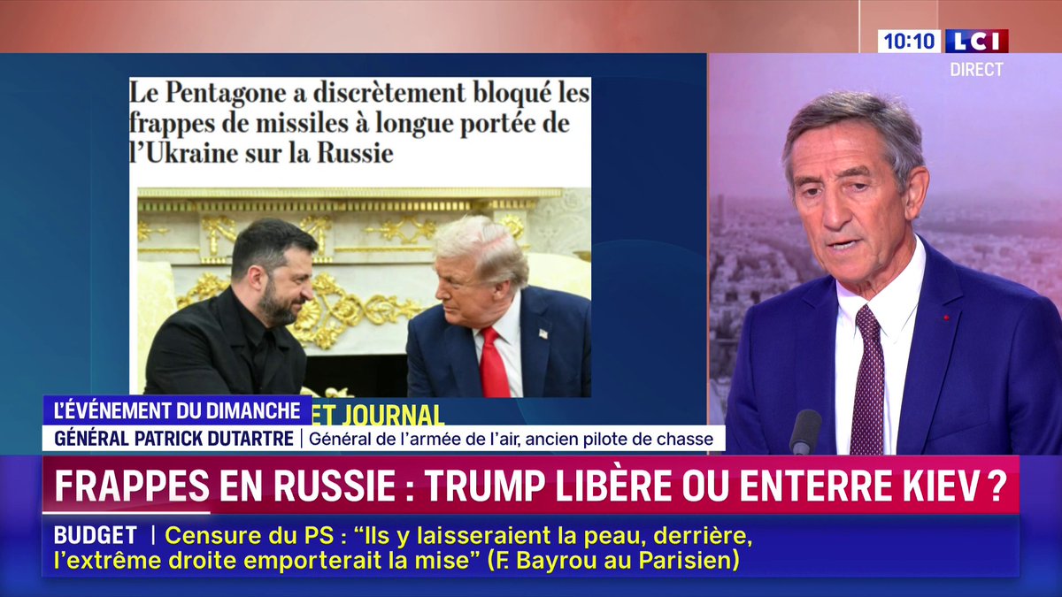 "La seule manière de faire plier Poutine, c'est de menacer de réarmer l'Ukraine", Patrick Dutartre, général de l'armée de l'air, ancien pilote de chasse sur le rôle des États-Unis et de l'Europe