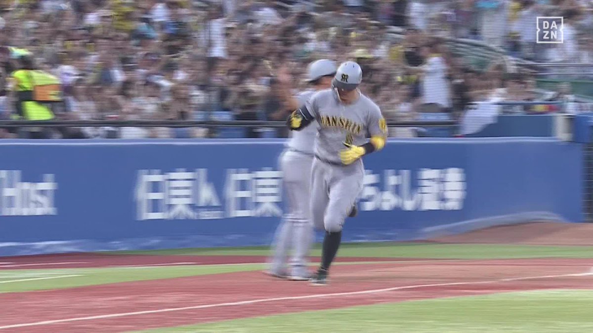 もう、突き進むのみ 放物線ならシフトなど関係ない 佐藤輝明 復調の第32号ホームラン ⚾プロ野球(2025/8/24) 🆚ヤクルト×阪神 📱Live on DAZN #オレをみろ #阪神タイガース #だったらDAZN