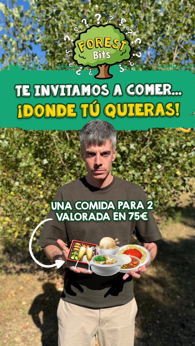 Gana una comida o cena... ¡donde quieras! 1. Síguenos @hacesmas 2. ¿Cuál de estos árboles da más sombra? Deja tu respuesta y menciona a dos amigos. ¡Participa en Forest Bits hasta el viernes 29 a las 23:59!