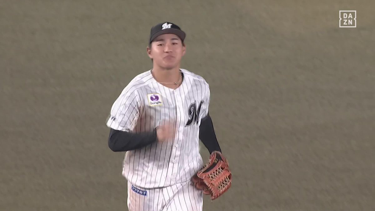 スペシャル 笑顔がたまらない 西川史礁 大遠投で併殺完成 ⚾プロ野球(2025/8/24) 🆚ロッテ×西武 📱Live on DAZN #オレをみろ #chibalotte #だったらDAZN