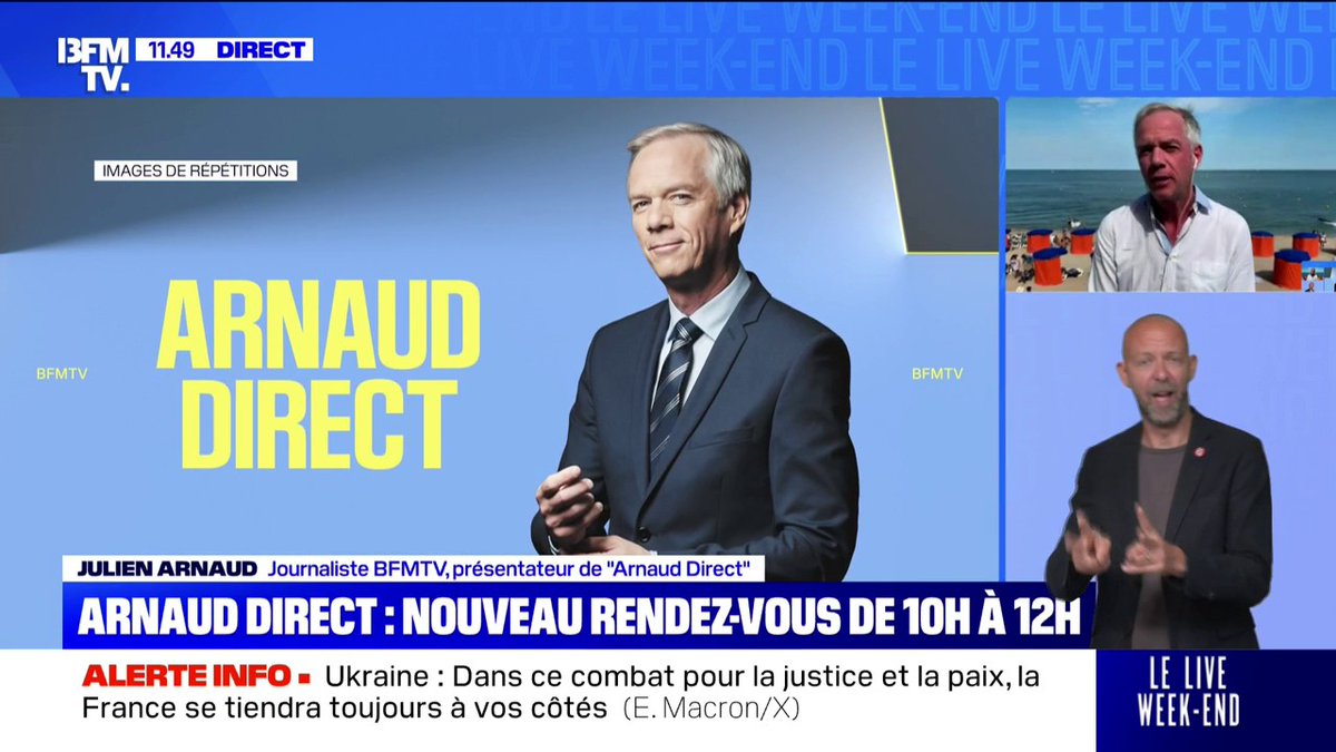 📺 Arnaud Direct, avec Julien Arnaud, votre nouveau rendez-vous dès ce lundi 25 août de 10h à 12h