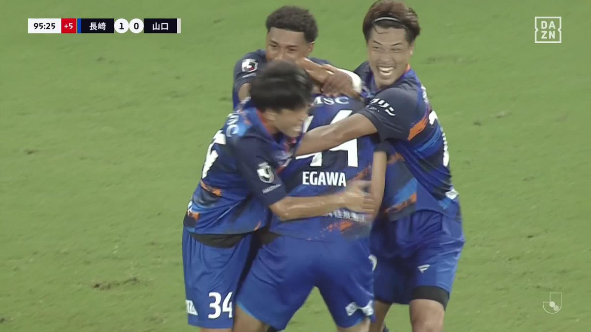 90+6'の劇的弾 最後の最後にドラマが待っていた‼ 江川湧清が渾身の劇的ヘディング弾🔥 🏆明治安田J2リーグ第27節 🆚長崎×山口 📺DAZNでLIVE配信中 #Jみようぜ #Jリーグ #だったらDAZN