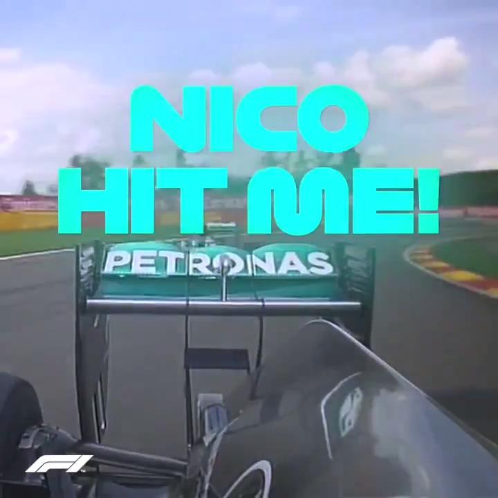 Exactly 11 years ago, Hamilton and Rosberg made contact at Spa