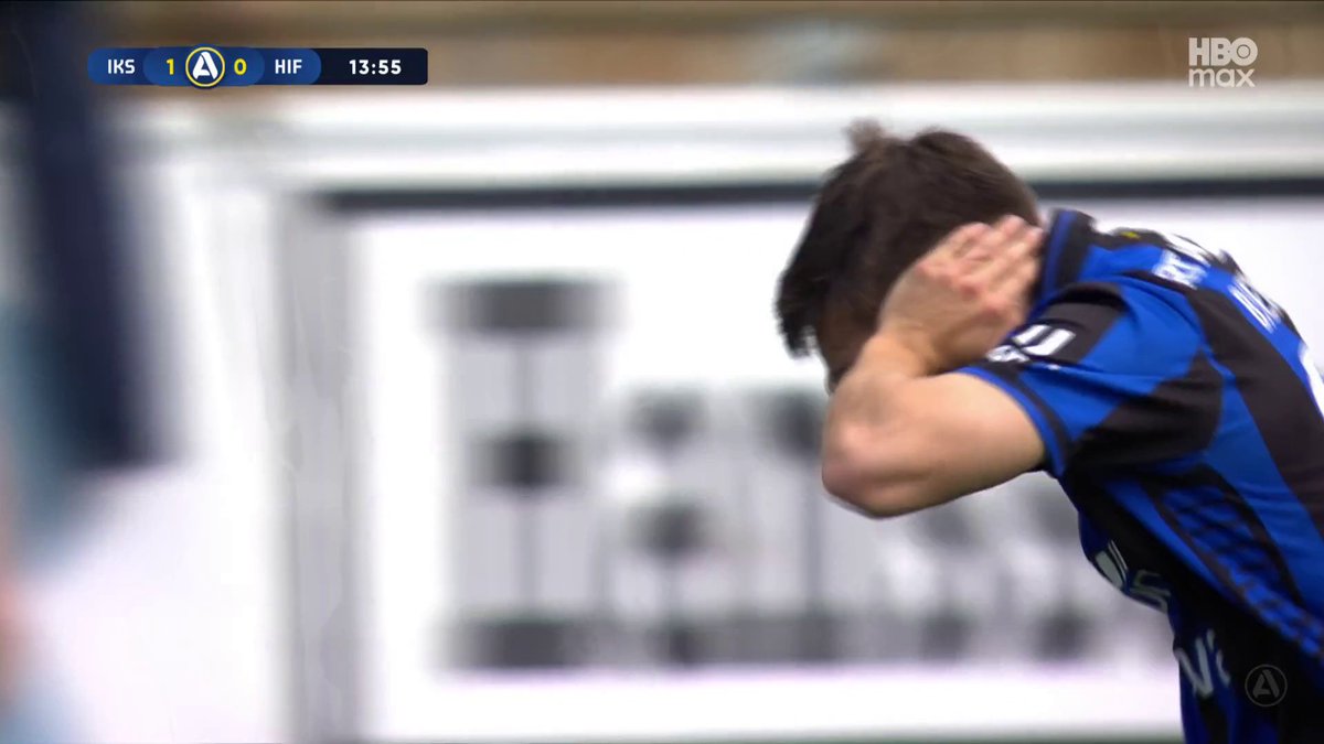 Sirius är påpassliga och snor åt sig bollen på Hammarbys planhalva 👀 1-0 till hemmalaget genom Isak Bjerkebo! 🔵⚫ 📲 Se matchen på HBO Max och Kanal 5