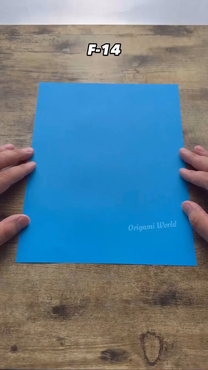 How to fold an origami F-14 Fighter Jet. [📹 origamiworldchannel]