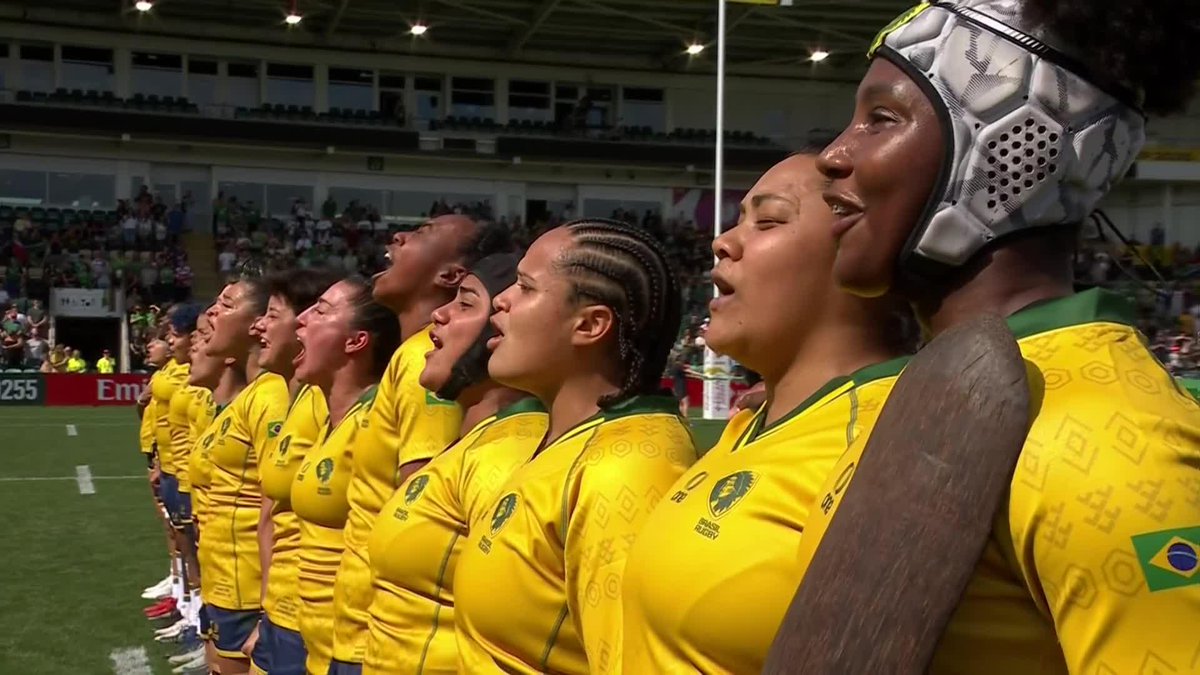 Turn your volume up 🔊 Brazil is making the most of their Rugby World Cup debut 🇧🇷 Stream every Rugby World Cup match on Paramount+ 🏉