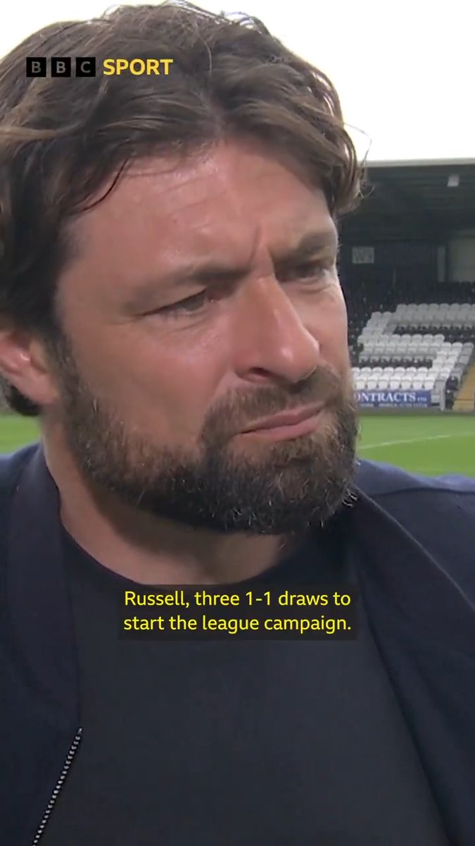 🗣️ "It's not like the end of world" Russell Martin on his "frustrating" record at Rangers so far, being "under no illusion" and how his team will look "very different" in 10 days' time. #BBCFootball