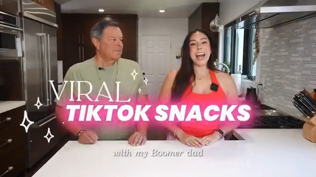 Tasting viral TikTok snacks with my brutally honest Dad and some of these were complete misses while others were I N C R E D I B L E