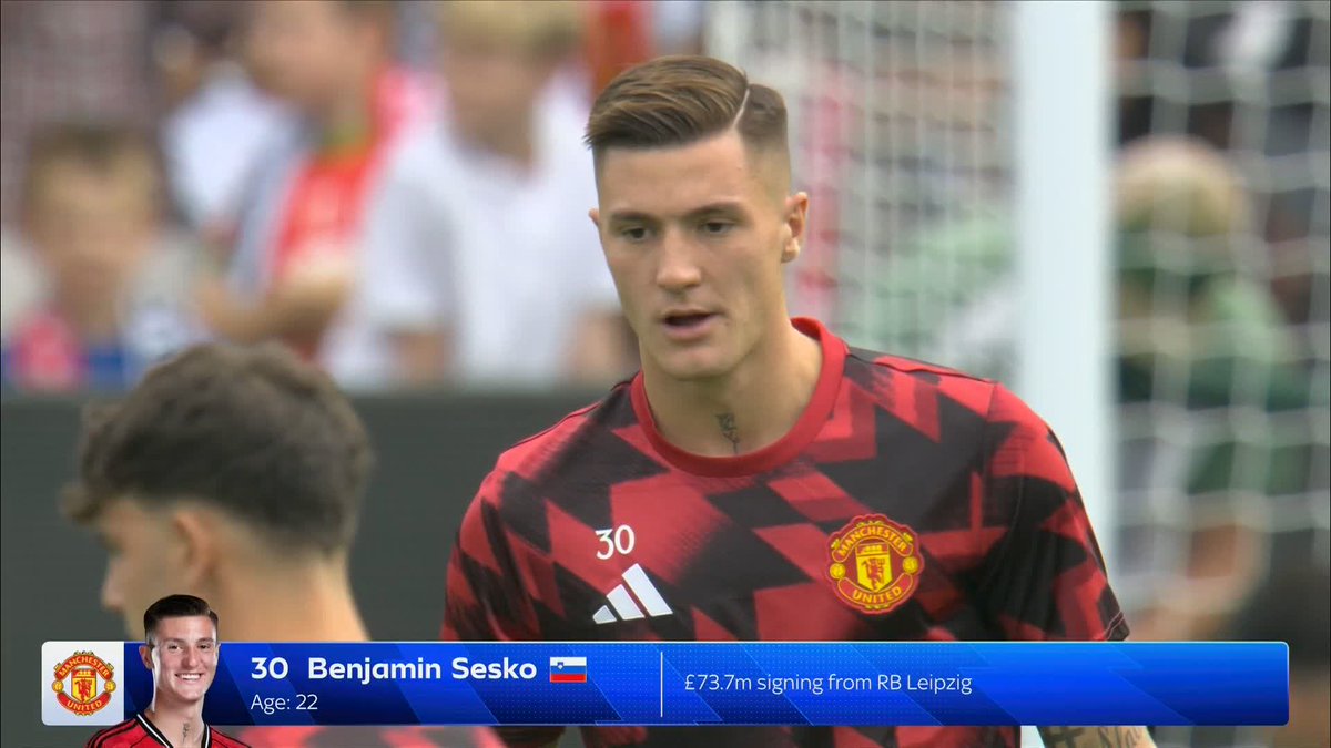 "It's quite surprising" Ashley Young on Benjamin Šeško not starting for Man Utd 🔴