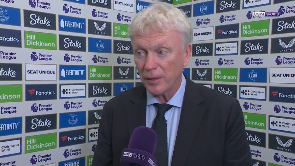 🗣️ "The crowd were great, you can see what it means to them. We've got a top stadium now, the plan is to try over the next years to build a top team." David Moyes on the Toffees' first Premier League win at the Hill Dickinson Stadium! 🎤 Andy Kerr #beINPL #EVEBHA #EFC