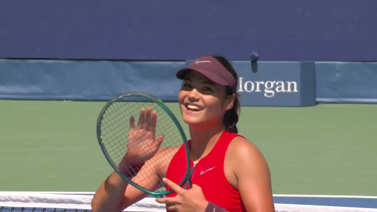 Emma Raducanu gets her first US Open match win since 2021! She defeats Shibahara 6-1 6-2 in just over an hour.