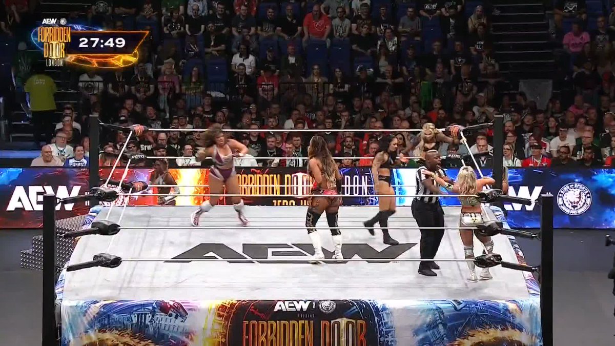 INCREDIBLE SHOW OF POWER FROM @MEGANBAYNE! Watch #ForbiddenDoor ZERO HOUR! ▶️