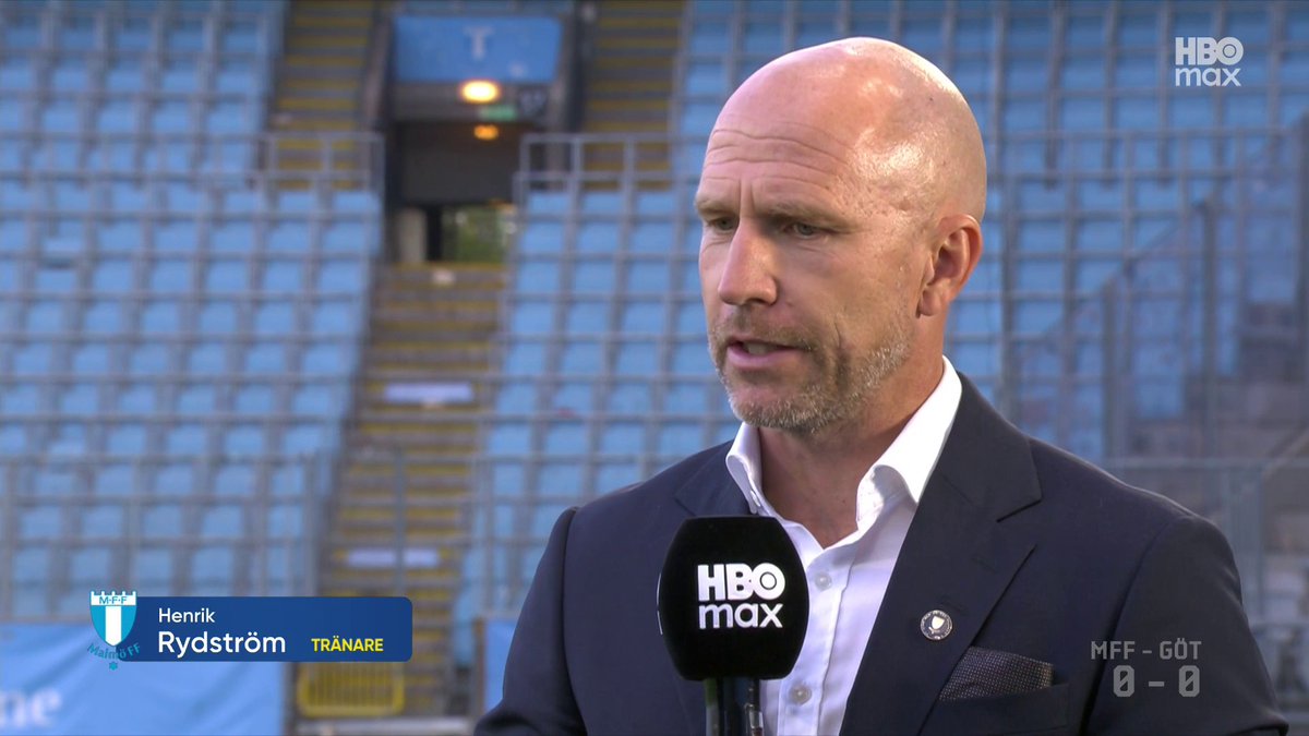 "Vi är jättenöjda att vi kan vara det starkare laget fysiskt i andra halvlek. Jag är besviken men jag är också nöjd." 💬 MFF:s Henrik Rydström efter kryss hemma mot Blåvitt. 📲 Se höjdpunkter från Allsvenskan på HBO Max