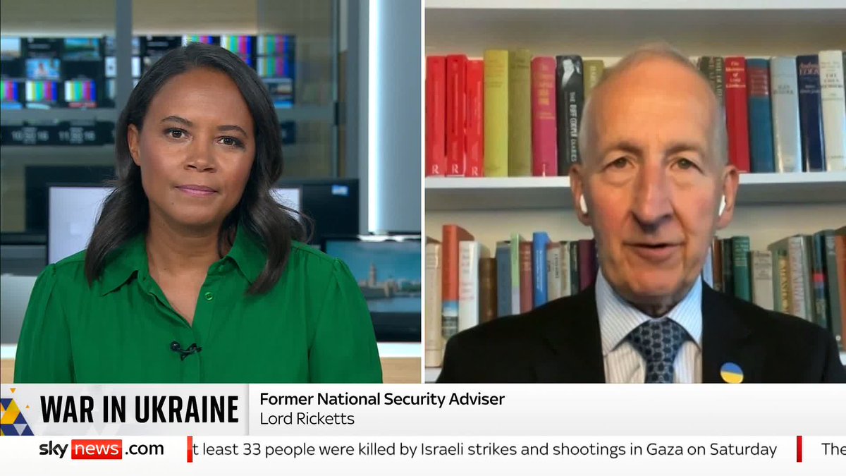 'Russia has really lost badly already.' Former national security adviser Peter Ricketts says Vladimir Putin "absolutely" miscalculated by invading Ukraine in 2022. Ukraine war latest ➡️ 📺 Sky 501, Virgin 602, Freeview 233 and YouTube