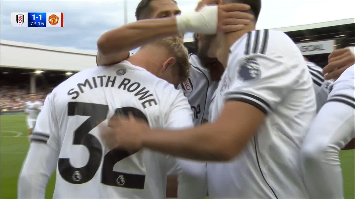Emile Smith Rowe equalises for Fulham! "Magic first touch" 🪄