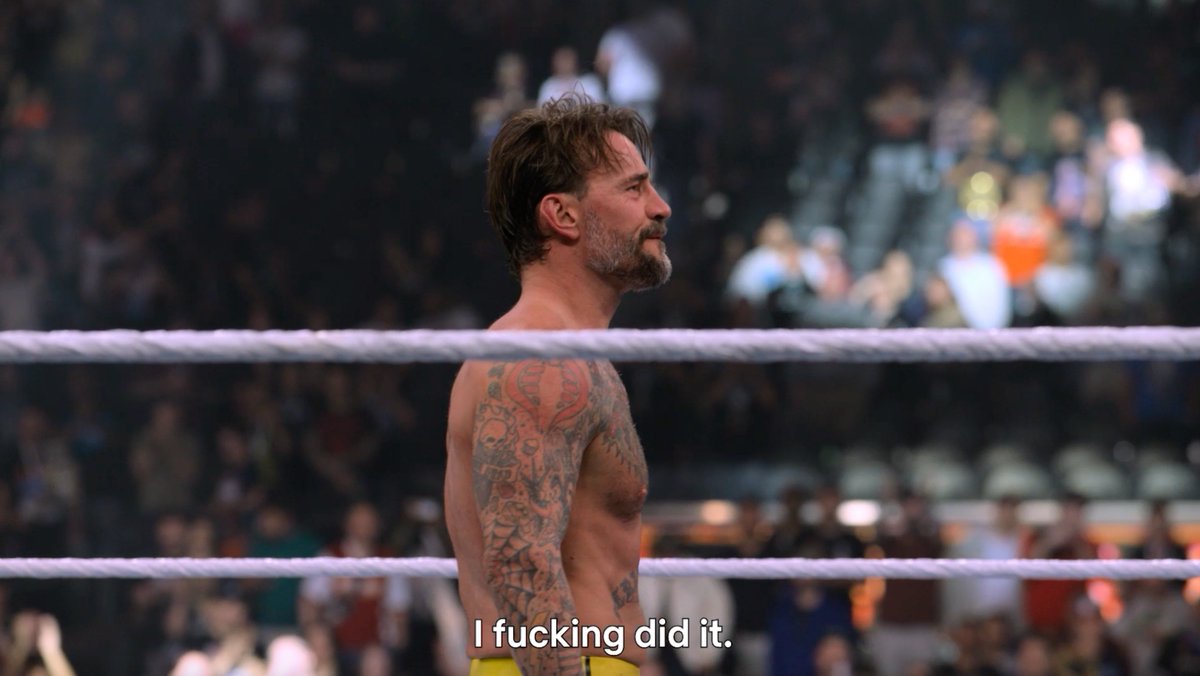 CM Punk went through all of the emotions in the lead up to his first-ever WrestleMania main event. It meant everything to him ❤️ 📺 WWE: Unreal