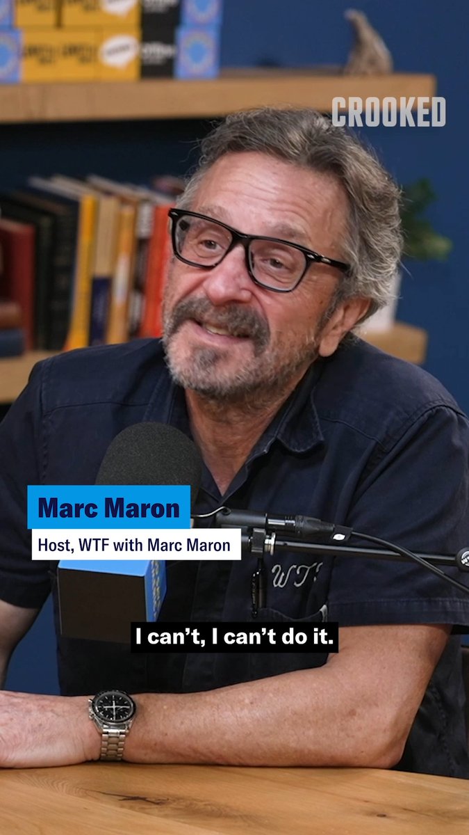 "I can't do it" – Marc Maron on Bill Maher