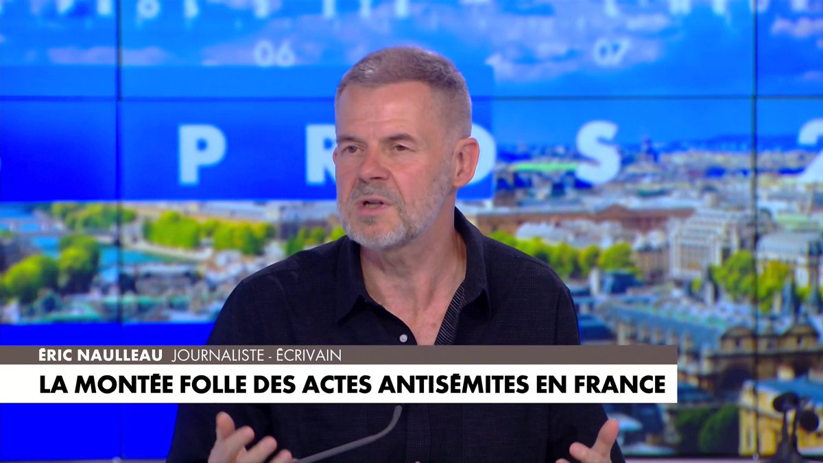 Éric Naulleau sur la montée folle des actes antisémites en France, un après l'attentat contre la synagogue de La Grande-Motte : «Comme Emmanuel Macron ne réagit pas, il y a une forme d'autorisation à aller plus loin», dans #HDPros2