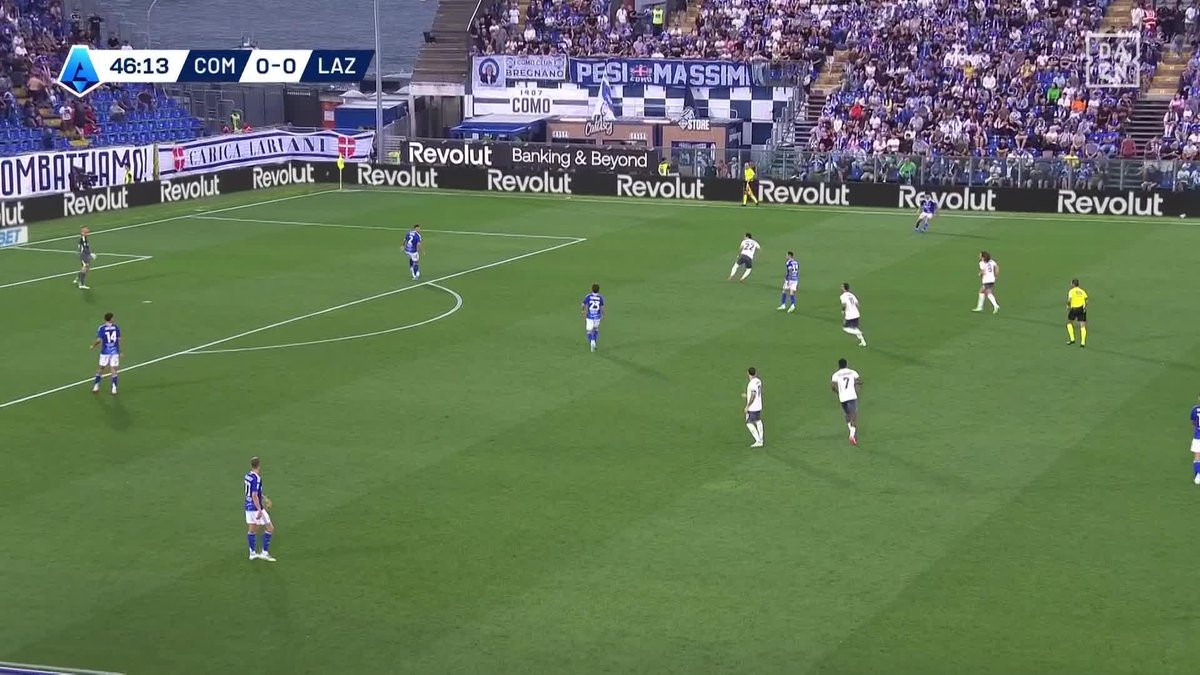 Nico Paz with a nice assist vs Lazio.