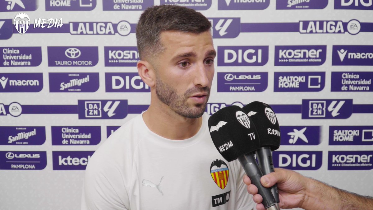 💬 Jose Luis Gayà Peña: "La expulsión me duele porque veníamos a hacer un buen partido y esa acción ha condicionado el partido" #OsasunaValencia #ADNVCF