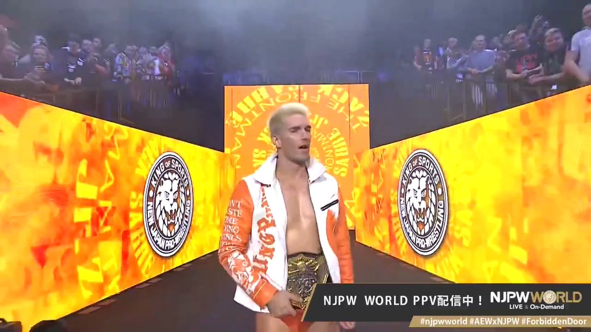 "IWGP WORLD HEAVYWEIGHT CHAMPION" ZSJ. Ⓥ PPV⏩ #NJPW #njpwworld #ForbiddenDoor