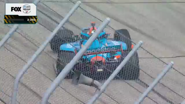 Let's go racing at the Milwaukee Mile! Early caution for Nolan Siegel.