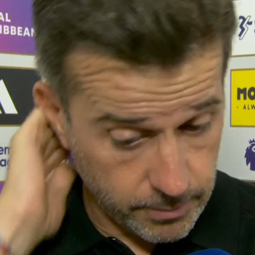 "I cannot understand... everybody in the world saw what happened this afternoon at Craven Cottage" Fulham boss Marco Silva responds to being asked about Leny Yoro's opener ⤵️