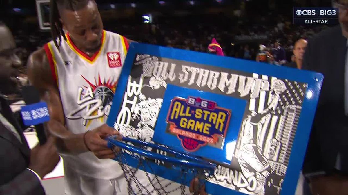 23 points. 13 rebounds. Dwight Howard is your BIG3 All-Star MVP 💫💫
