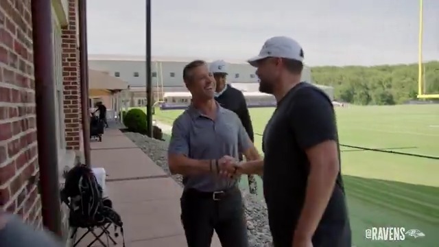 Training Camp practice with a side of @pardonmytake Wired is closer than front row: