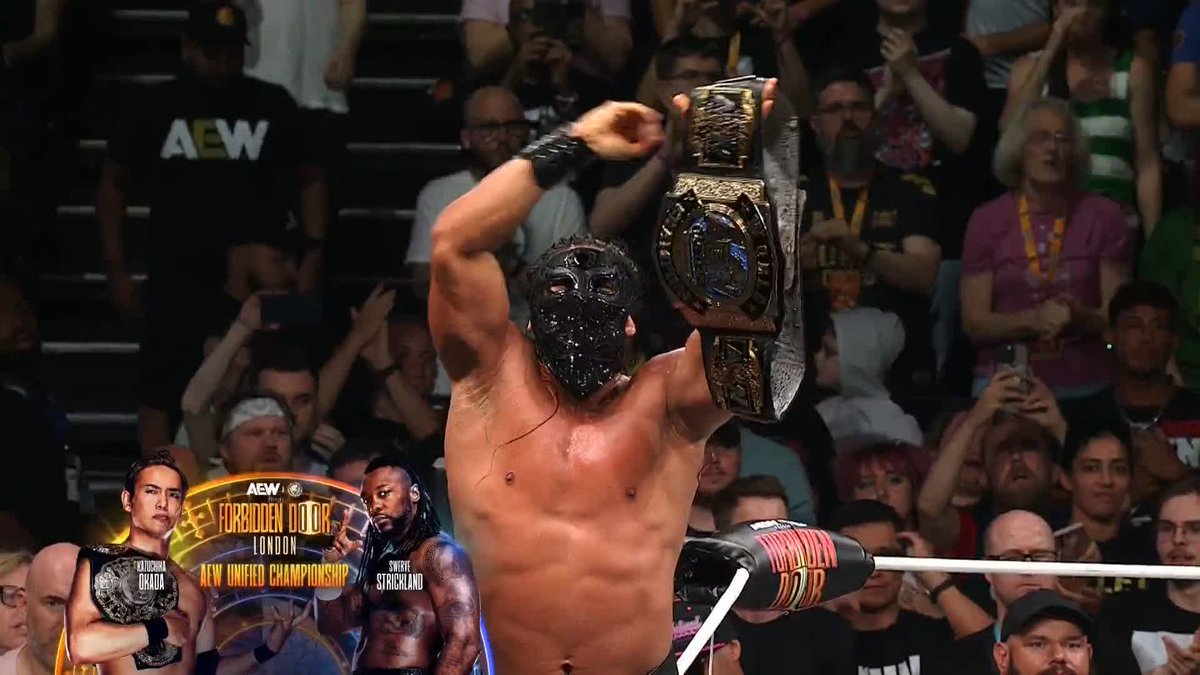 They did it! 🎉 Bandido🔫🌵 &amp; Big Bad Brody King Brodido are your NEW #AEW World Tag Team Champions! Watch #ForbiddenDoor on PPV right now!