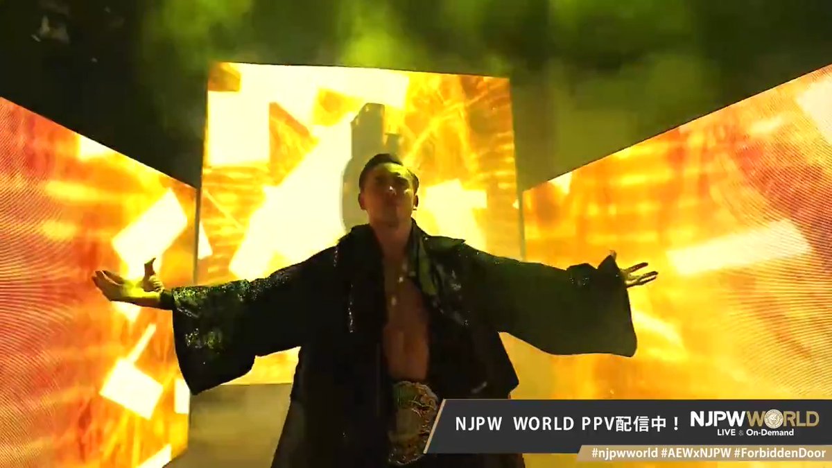 "THE RAINMAKER" Kazuchika Okada PPV⏩ #NJPW #njpwworld #ForbiddenDoor