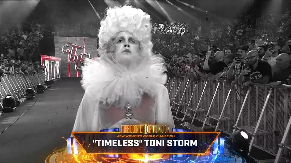 “Timeless” Toni Storm aims to walk out of The O2 #ANDSTILL the #AEW Women’s World Champion! Watch #ForbiddenDoor on PPV right now!
