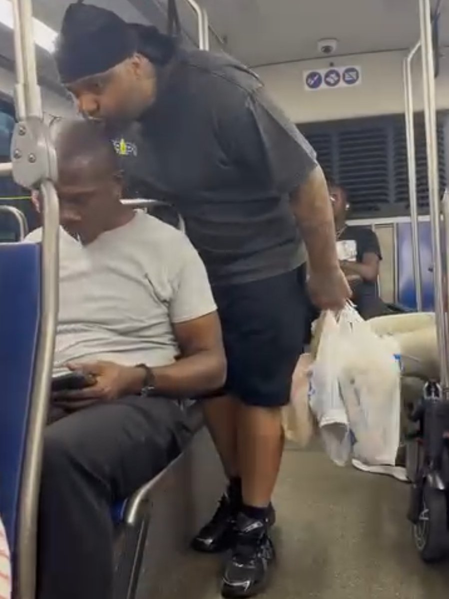 Why does he think it's normal to do this to a fellow man? This is very disturbing